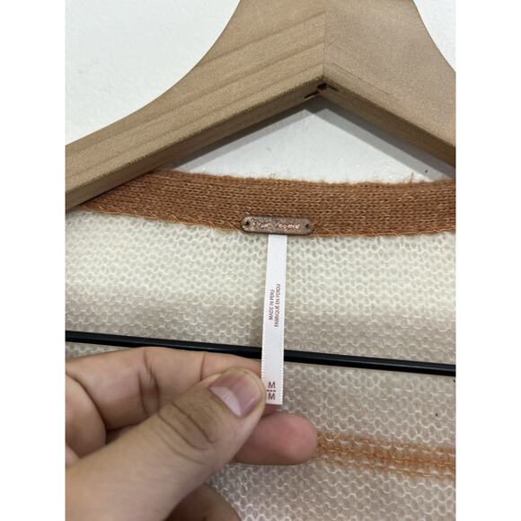 Y2K Coquette Indie Sleaze Fall Alpaca Wool Blend Cardigan Sweater M Academia 90s - Picture 4 of 13